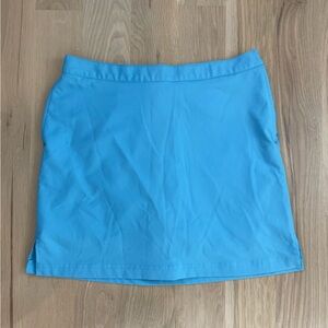 Greg Norman Collection Perfect Fit Sky Blue Skort Skirt Size 10